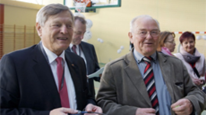 Helmut Sauer mit Bruno Kosak